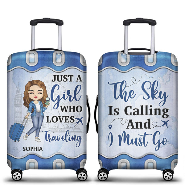 Just A Girl Boy Who Loves Traveling Gift For Traveling Lovers Pers Wander Prints