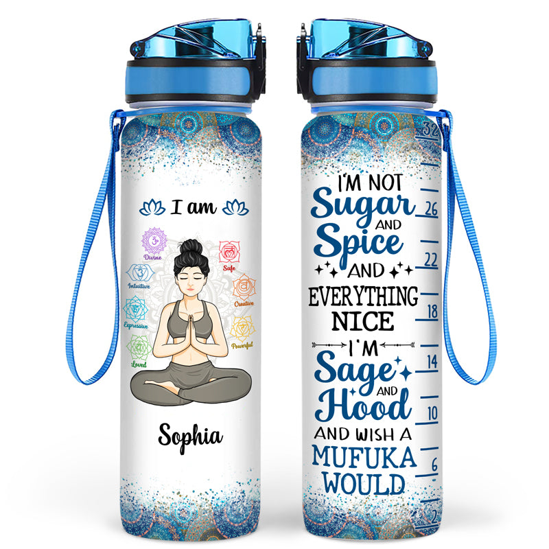 Personalized Female Gymer Water Bottle - My Daily Workout Affirmations -  GoDuckee