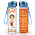 Some Girls Go Running And Drink - Gift For Runner - Personalized Custom Water Tracker Bottle