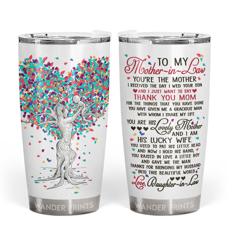 Creative Gift For Mom - Personalized Tumbler Cup - Birthday Gift For Mom