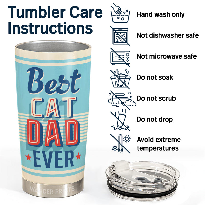 Personalized Best Stepdad Ever Tumbler