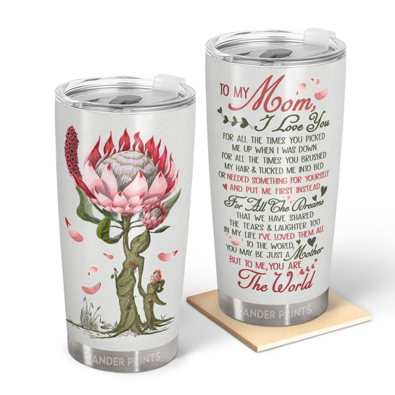 Wander Prints Mother Gifts, Gifts For Mother-in-law, Step Mom, Grandma, Mother's Day, Birthday Gifts - I Love You For All The Times - Gift For Mom - Custom Tumbler, Travel Cup, Insulated 20oz Cup