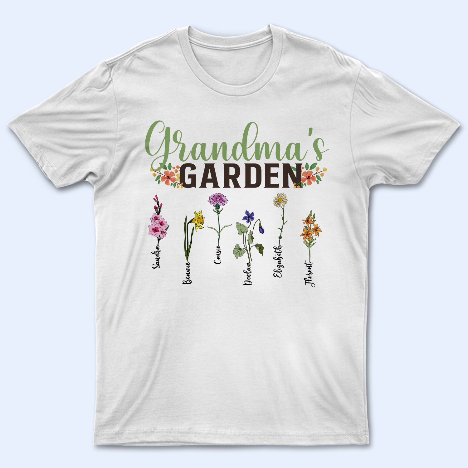 Grandma Garden - Birthday, Loving Gift For Mother, Grandma, Grandmother, Gardening - Personalized Custom T Shirt