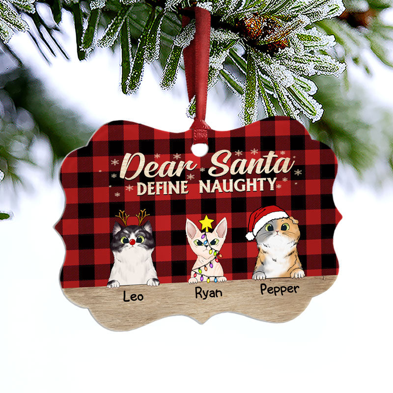 Dear Santa Define Naughty Christmas Dog Cat - Christmas Gift For