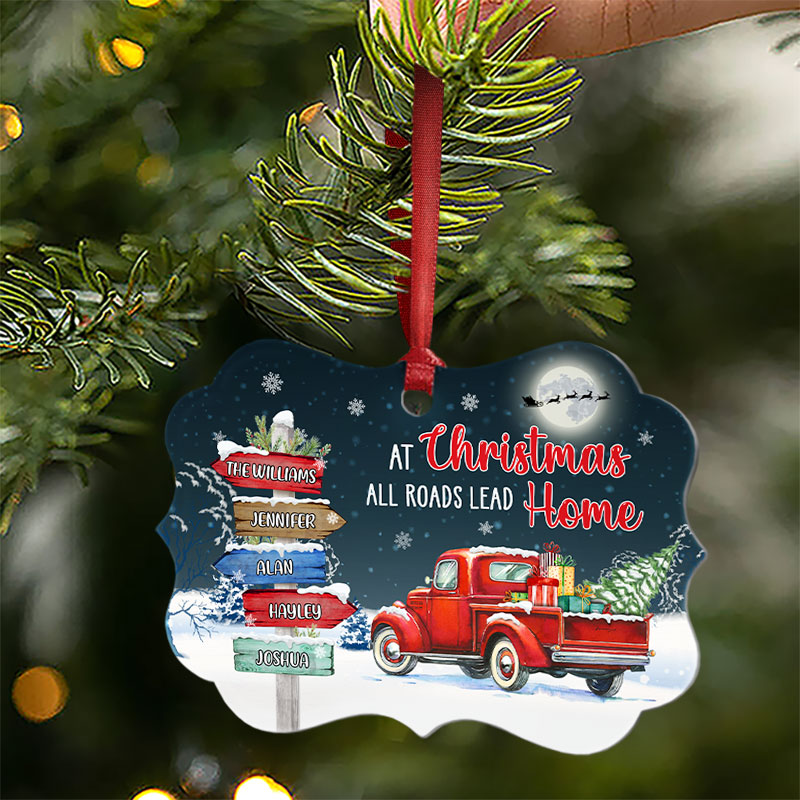 Personalized 2023 Christmas Ornament- House Ornaments Housewarming Gifts  for New House House Decor Home Decor All Roads Lead Home Christmas  Ornaments