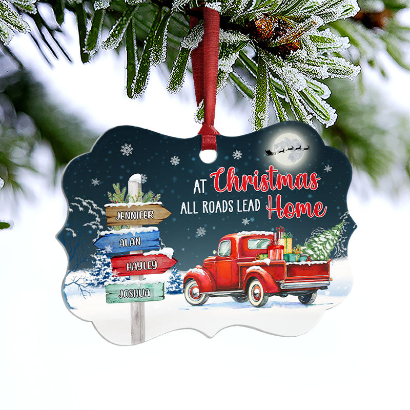 Personalized 2023 Christmas Ornament- House Ornaments Housewarming Gifts  for New House House Decor Home Decor All Roads Lead Home Christmas  Ornaments