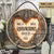 Wedding Mr & Mrs Forever Custom Wood Circle Sign