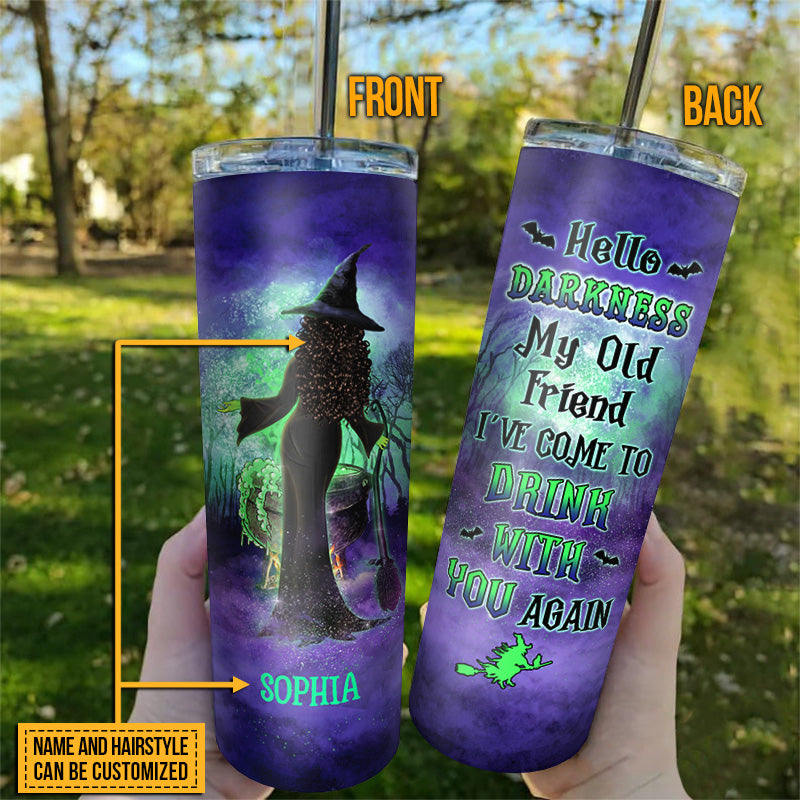 Witch HALLOWEEN PARTY CUPS Witches Disposable With Lids and Straws Drinking  