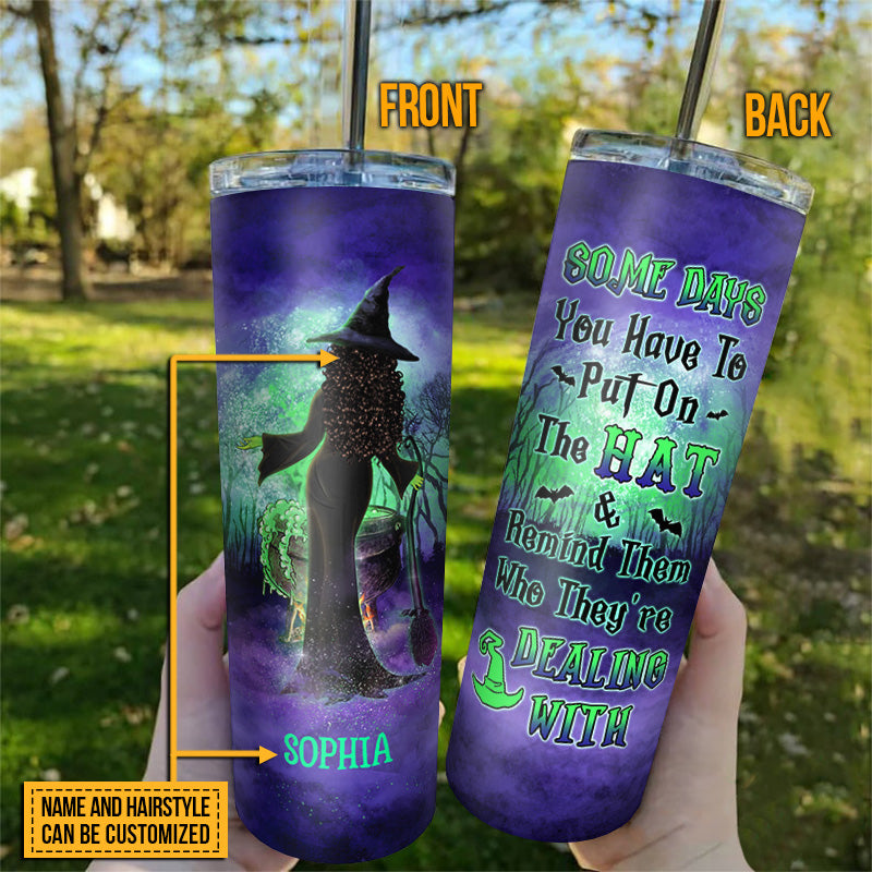 PERSONALIZED HALLOWEEN WITCH - Witch Tumbler Cup For Women