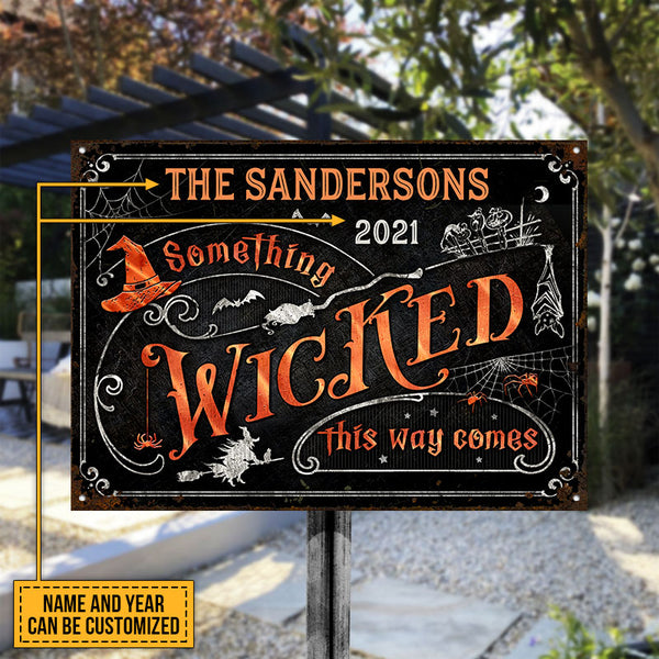 I Put a Spell on You Novelty Sign, Metal Wall Decor - 10x14 inches