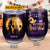 Witches Brew It's Wickedly Good Custom Wine Tumbler, Halloween Decoration, Witch Decoration