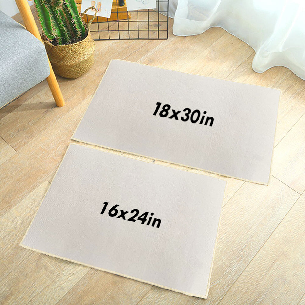 Dog Couple A Lovely Lady And A Grumpy Old Man Live Here - Gift For Dog Lovers - Personalized Custom Doormat